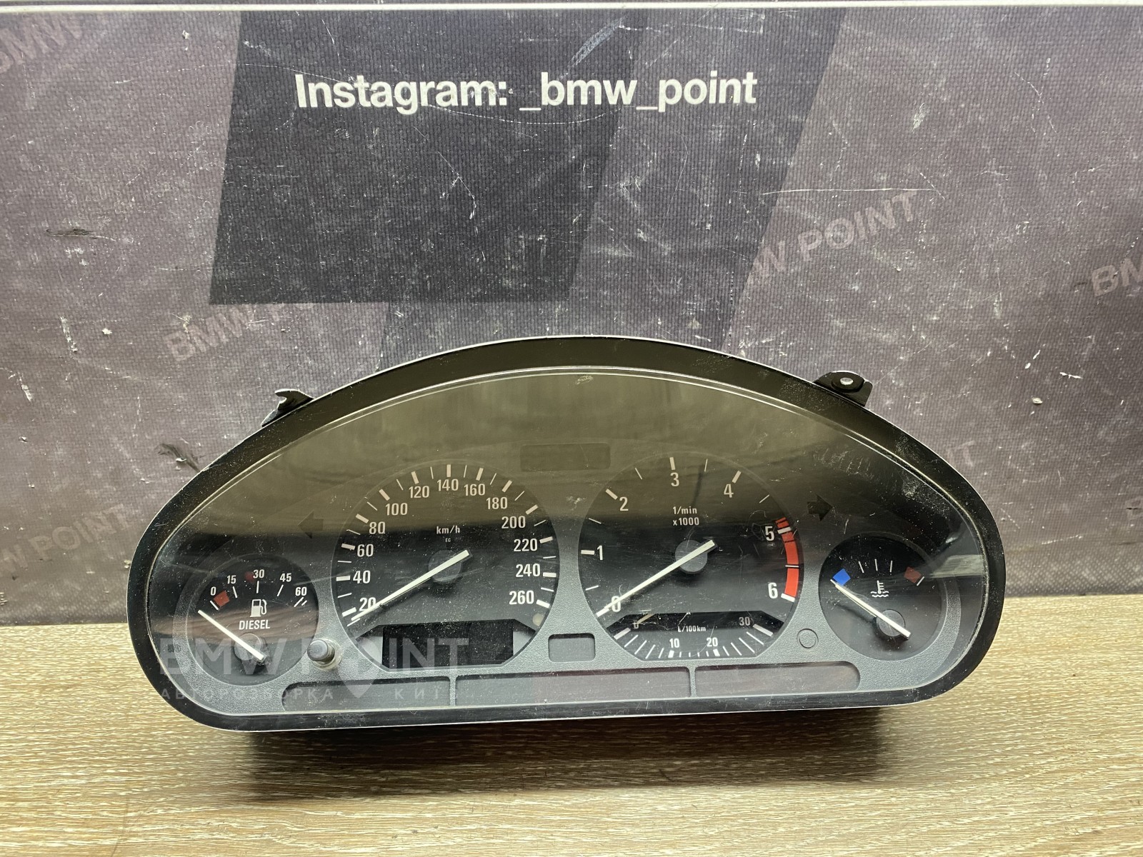 Панель приладів BMW E36 (МКПП) дизель Motometer 